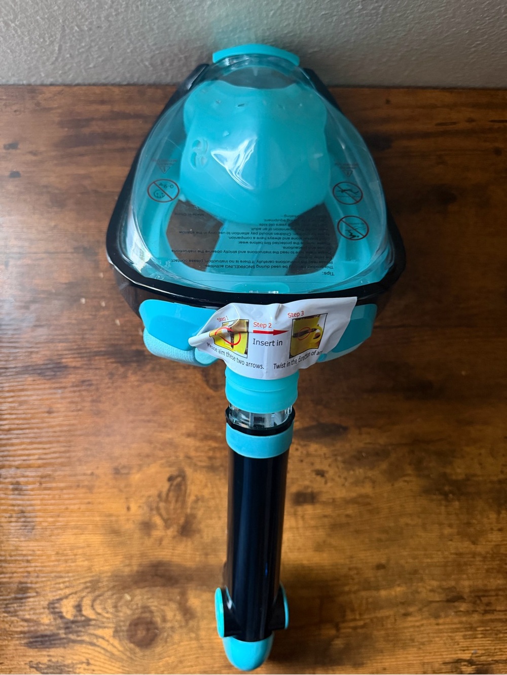 Children’s Full -Face Snorkel Mask - Turquoise